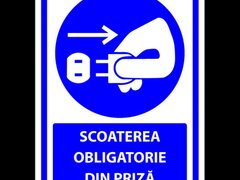 Indicator scoaterea obligatorie din priza